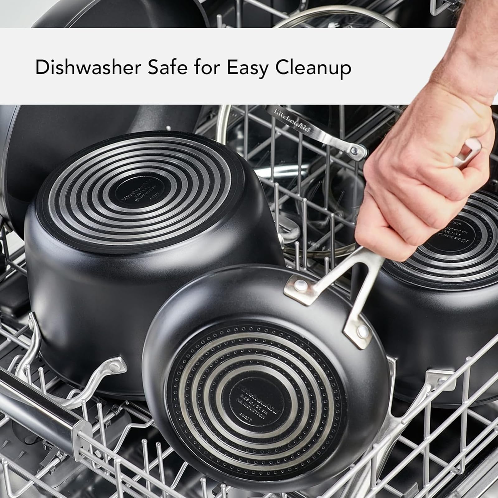 Amazon | KitchenAid 硬質アルマイト誘導 ノンスティック ソースパン